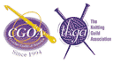 Crochet Guild of America and Knitting Guild of America logos